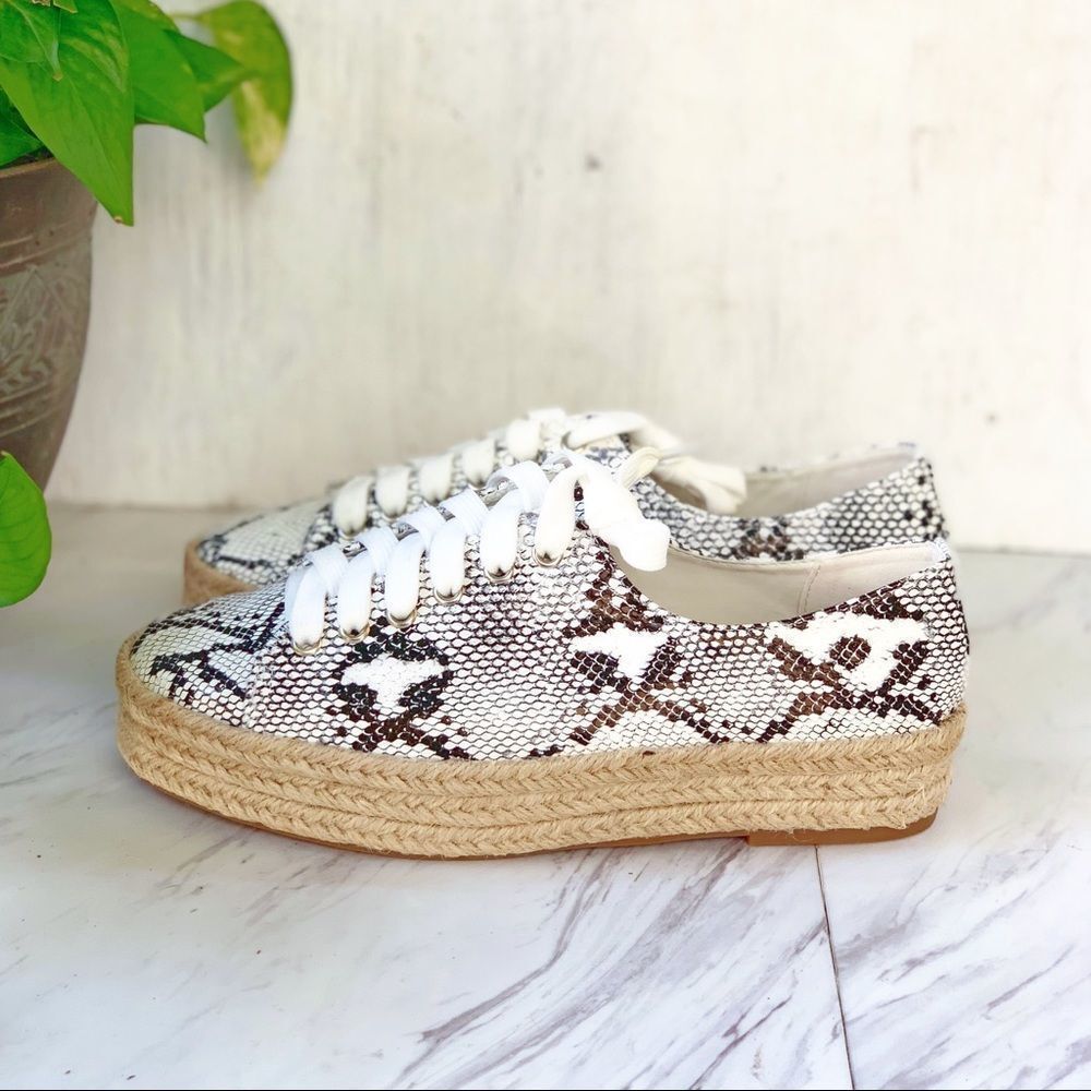 White Snake Espadrilles Sneaker - Picture 2 of 6